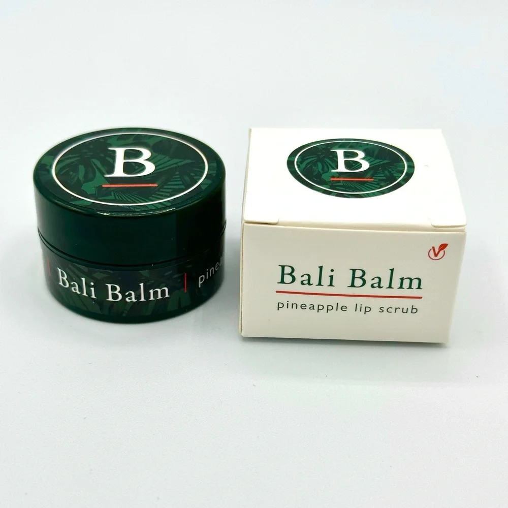 Bali Balm Pineapple Lip Scrub 15ml Full Size BNIB Vegan Hydrating Exfoliating